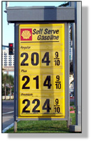 High gasoline & diesel prices